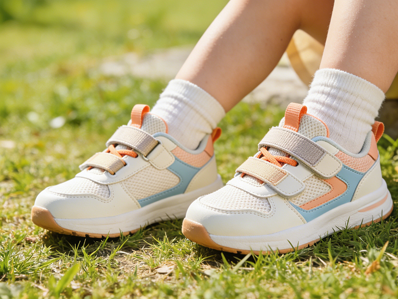 儿童鞋子魔术贴鞋带