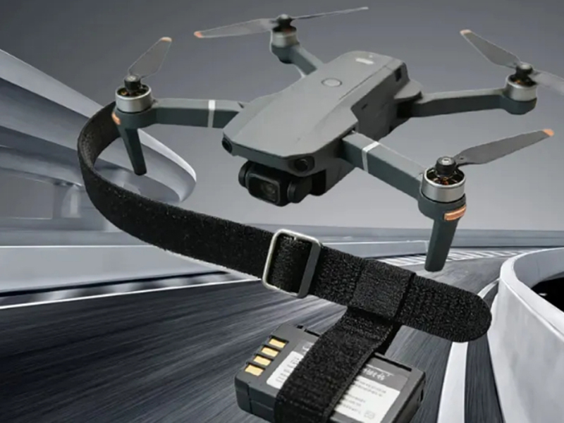 Non slip straps for drones